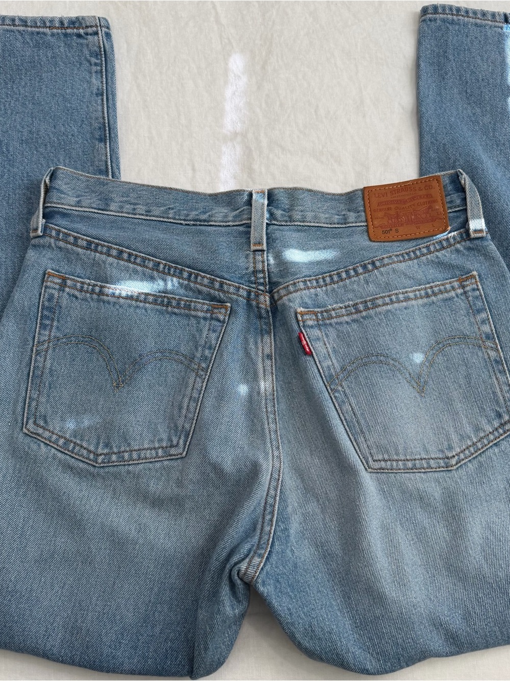 Levi's Light Blue Women's High-Rise Straight Jeans